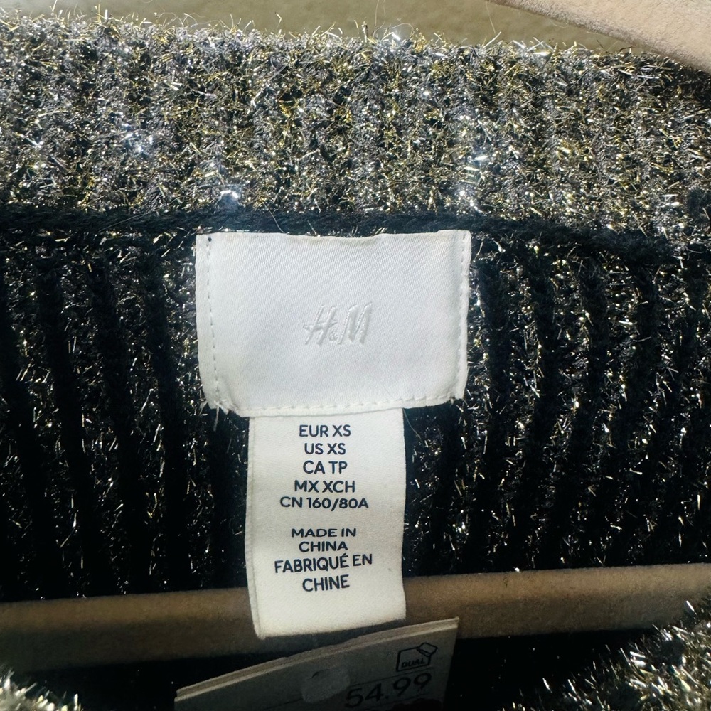 CHUNKY KNIT SPARKLY SWEATER - Picture 3 of 5